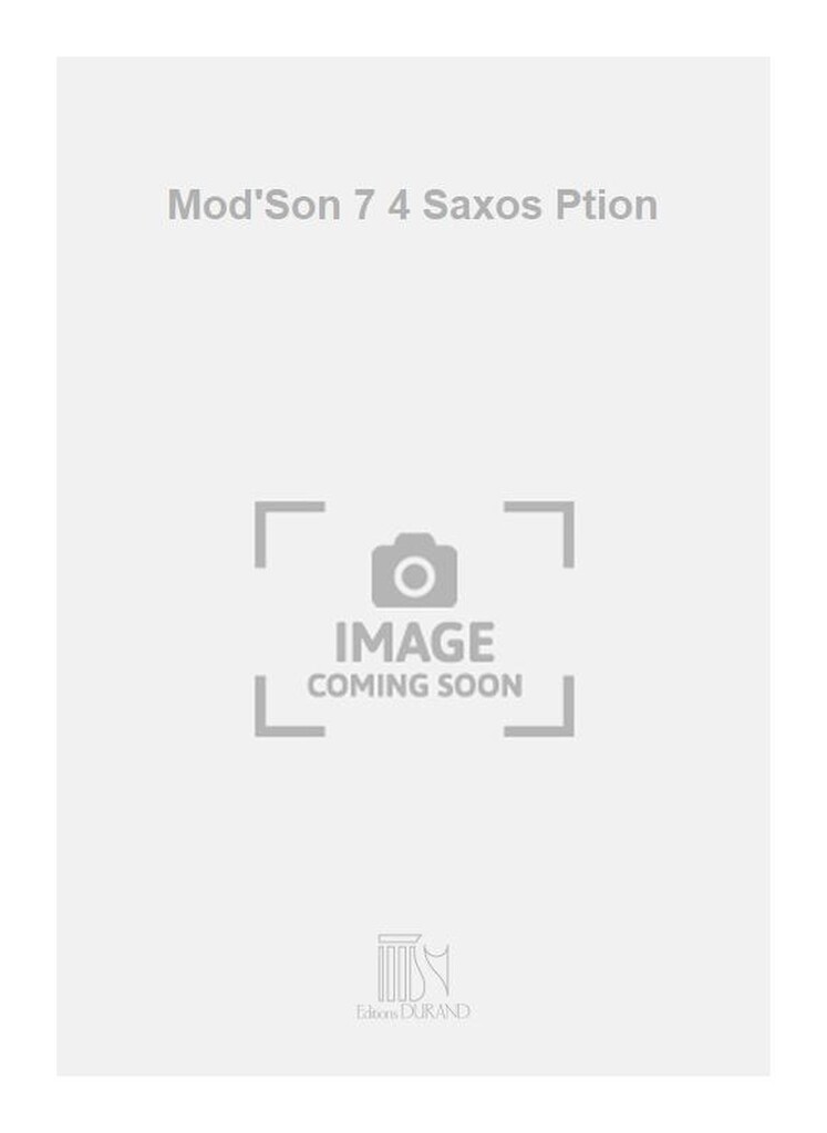 Mod'Son 7 4 Saxos Ption